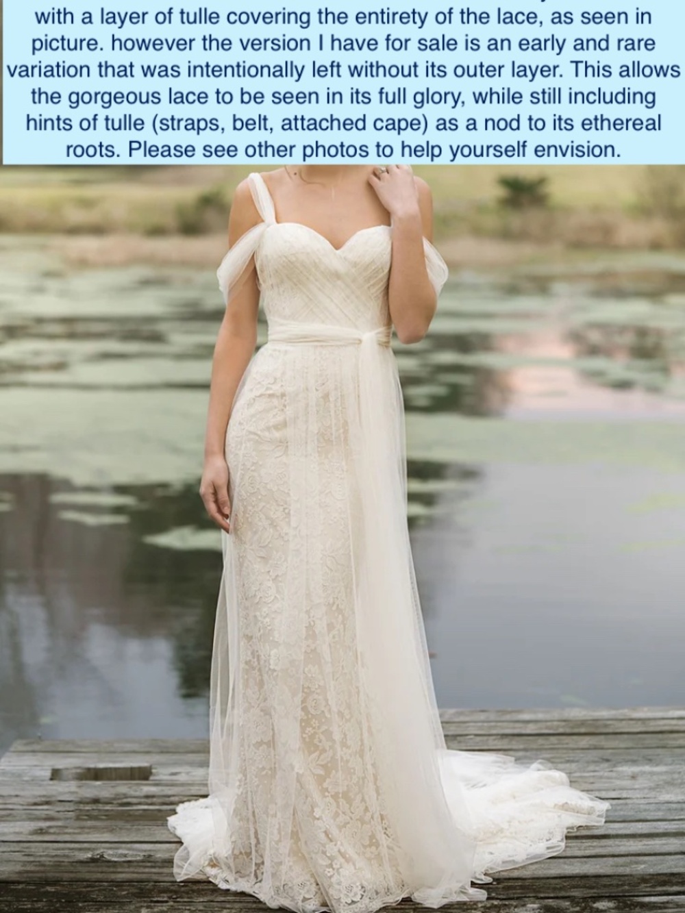 NWT RARE Lillian West 6455 Wedding Dress Bridal Gown New Floor Sample Groom